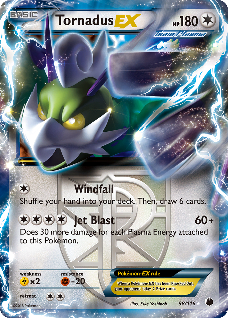 Tornadus-EX 098/122 Rare Holo EX