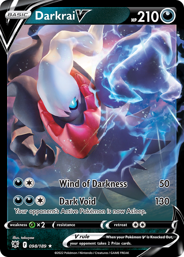 Darkrai V 098/216 Rare Holo V