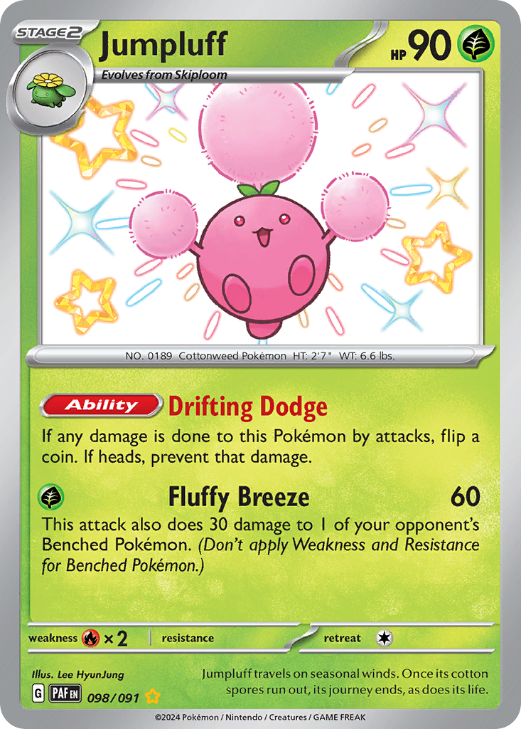Jumpluff 098/245 Shiny Rare