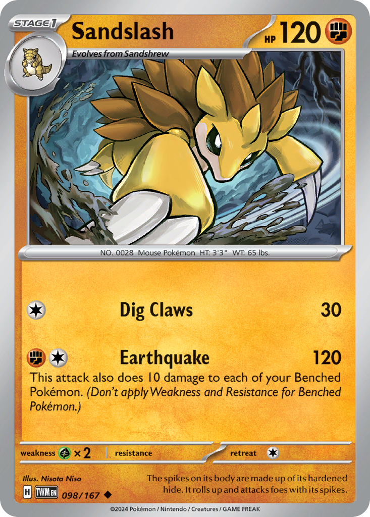 Sandslash 098/226 Uncommon
