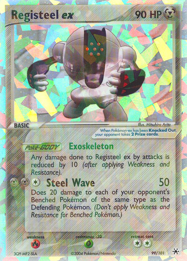 Registeel ex 099/102 Rare Holo EX