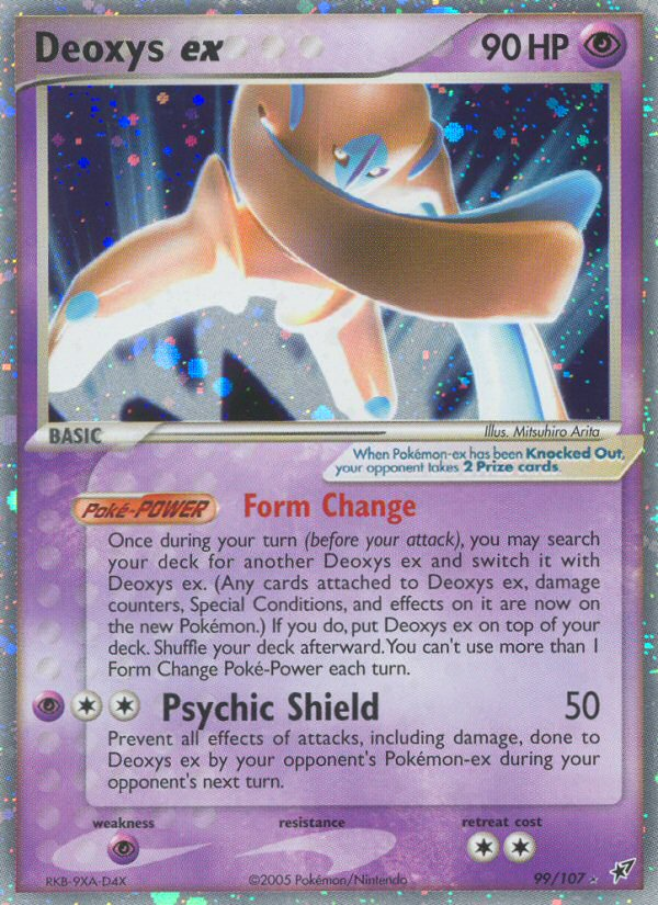 Deoxys ex 099/108 Rare Holo EX