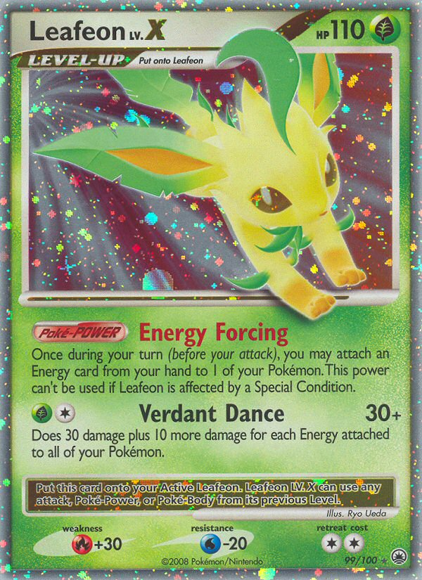 Leafeon LV.X 099/100 Rare Holo LV.X