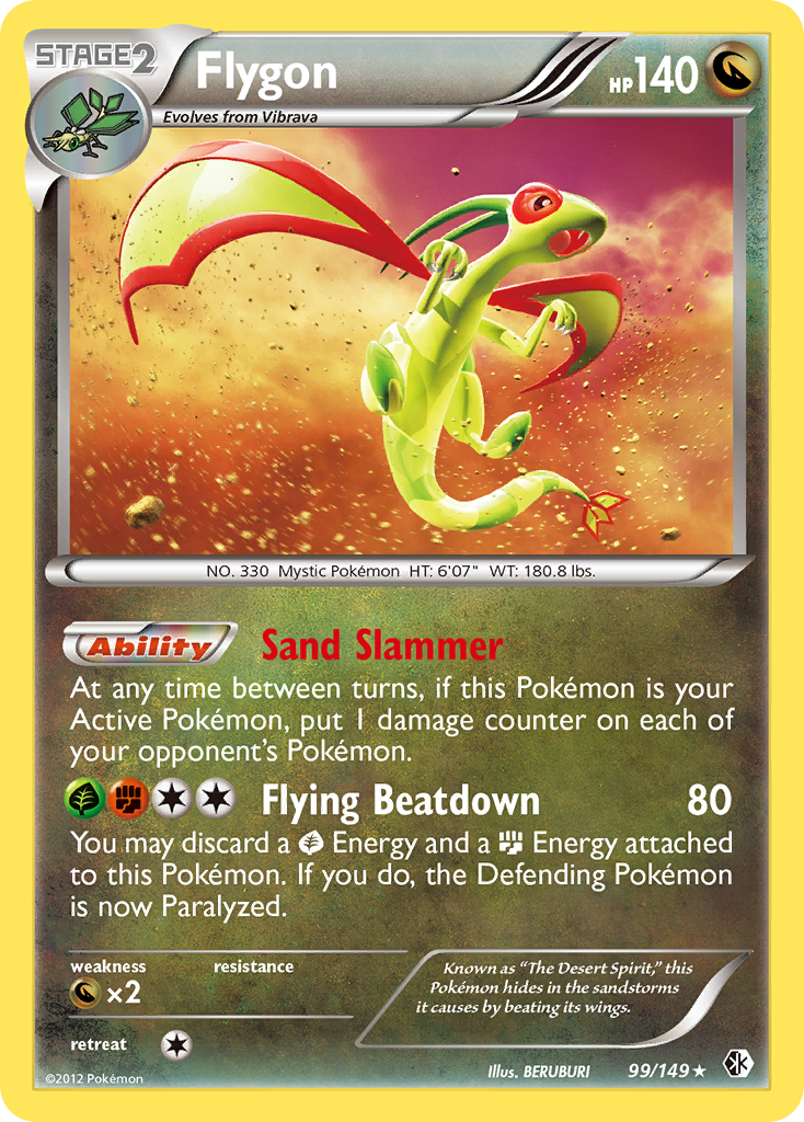 Flygon 099/153 Rare Holo
