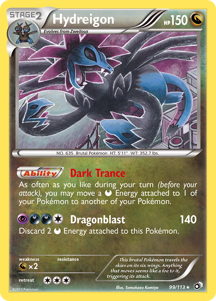 Hydreigon 099/140 Rare Holo