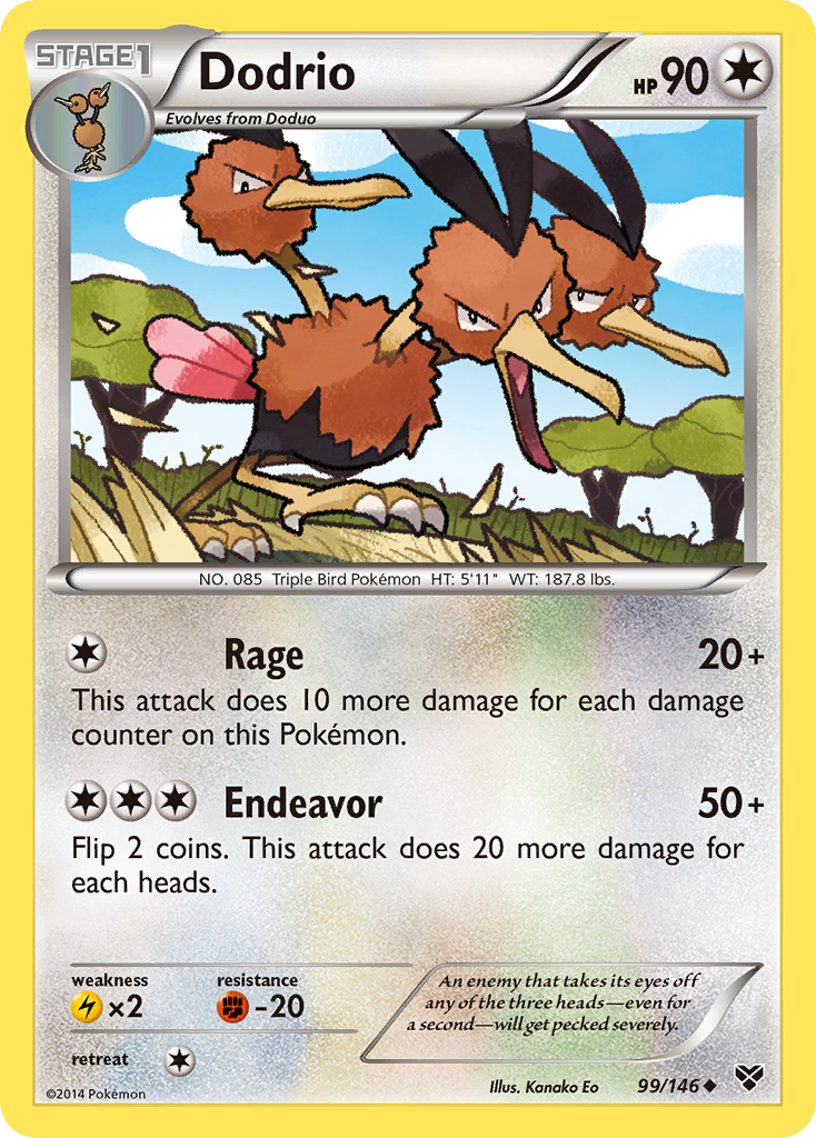 Dodrio 099/146 Uncommon
