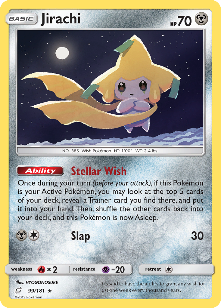 Jirachi 099/198 Rare Holo