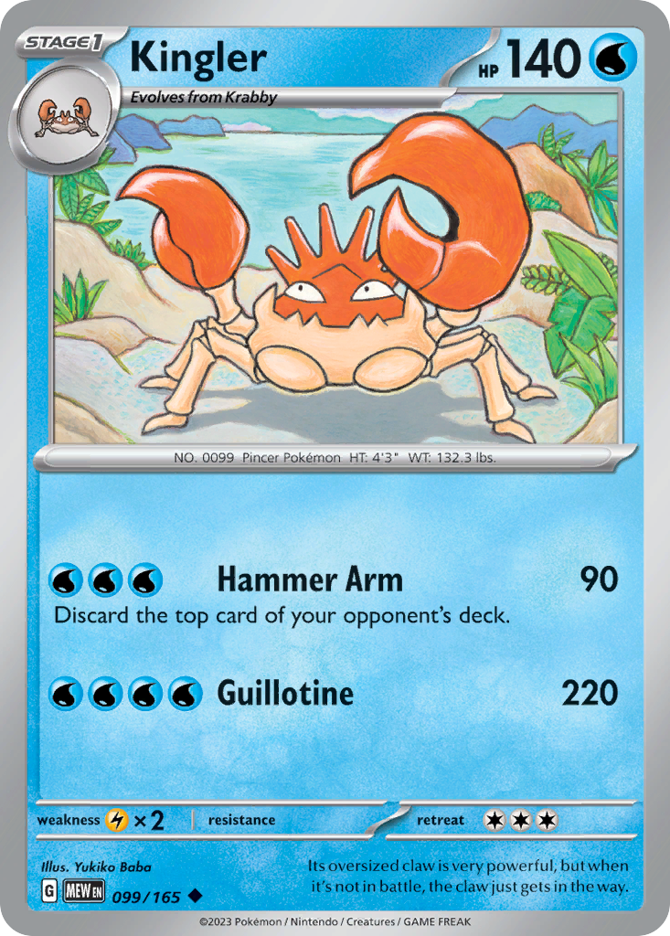 Kingler 099/207 Uncommon