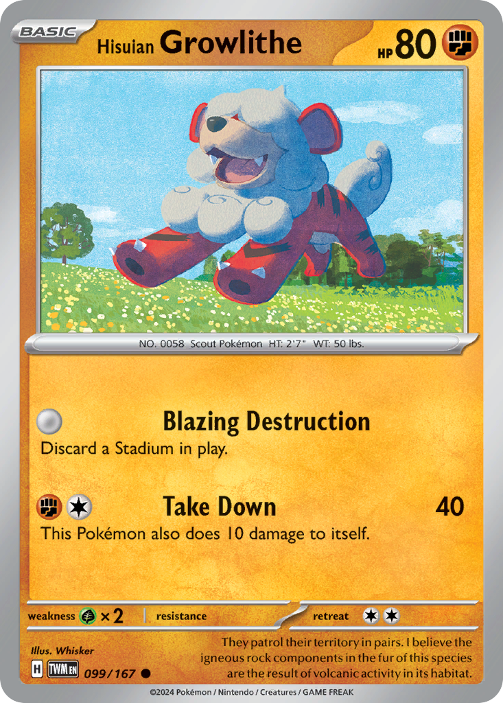Hisuian Growlithe 099/226 Common