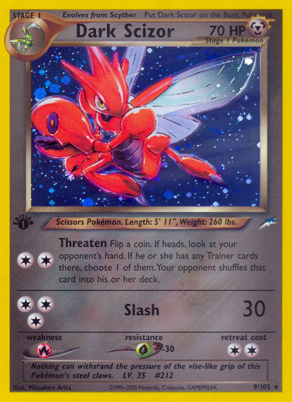 Dark Scizor 009/113 Rare Holo