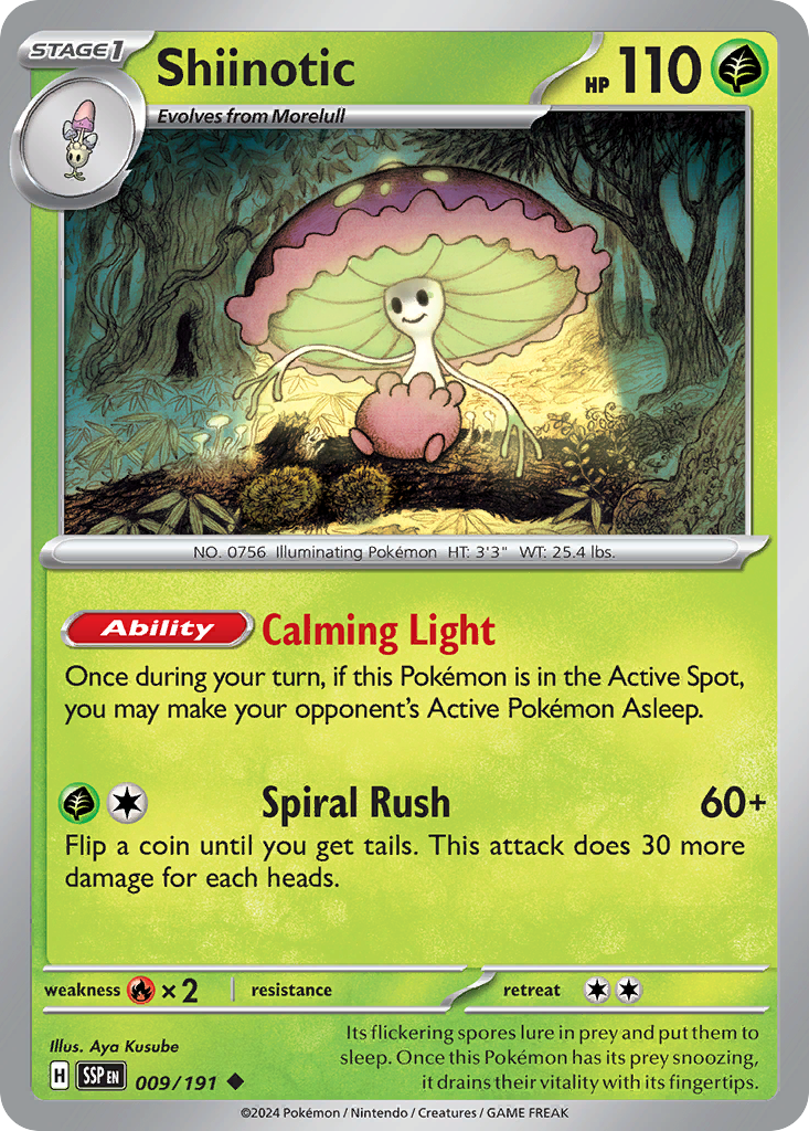 Shiinotic 009/252 Uncommon