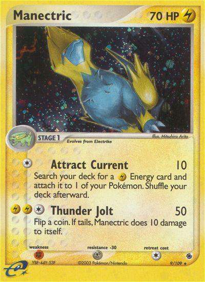 Manectric 009/109 Rare Holo