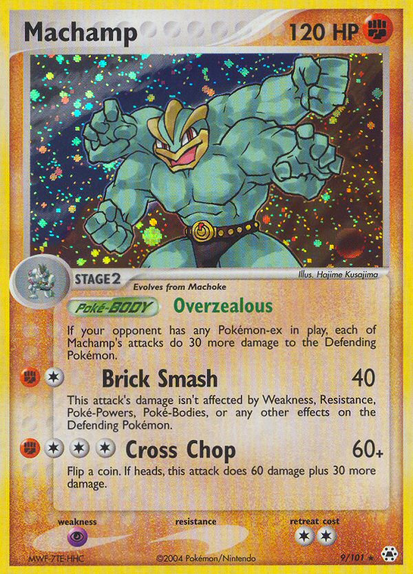 Machamp 009/102 Rare Holo