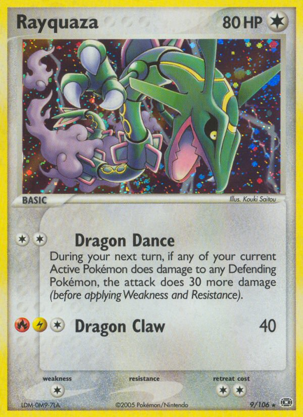 Rayquaza 009/107 Rare Holo
