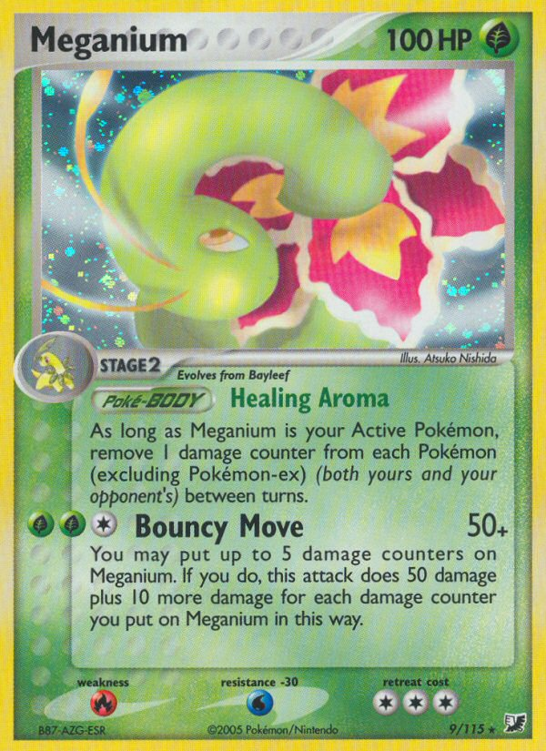 Meganium 009/145 Rare Holo
