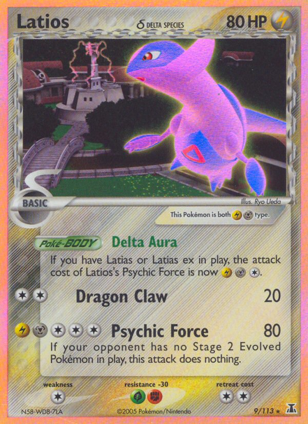 Latios δ 009/114 Rare Holo