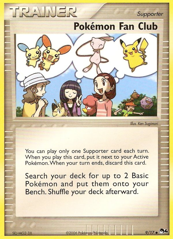 Pokémon Fan Club 009/17 Uncommon