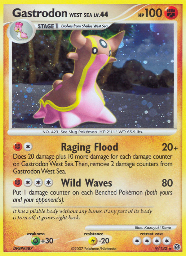 Gastrodon West Sea 009/132 Rare Holo