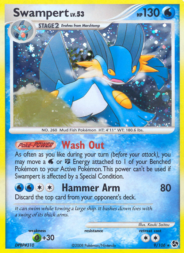 Swampert 009/106 Rare Holo