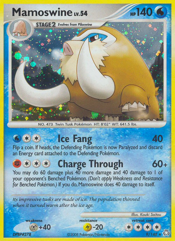 Mamoswine 009/146 Rare Holo