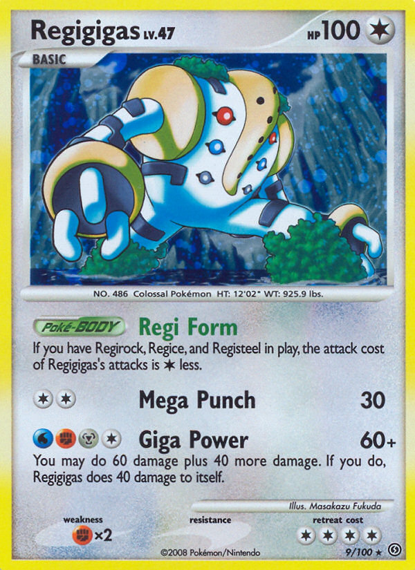 Regigigas 009/106 Rare Holo