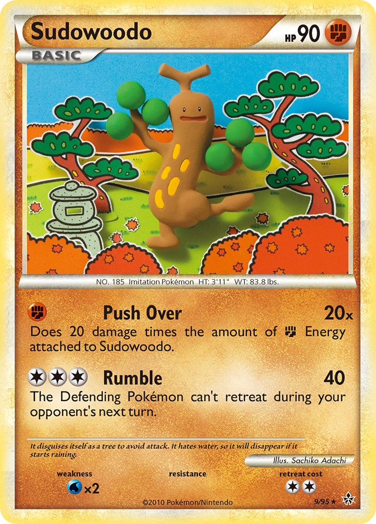 Sudowoodo 009/96 Rare Holo