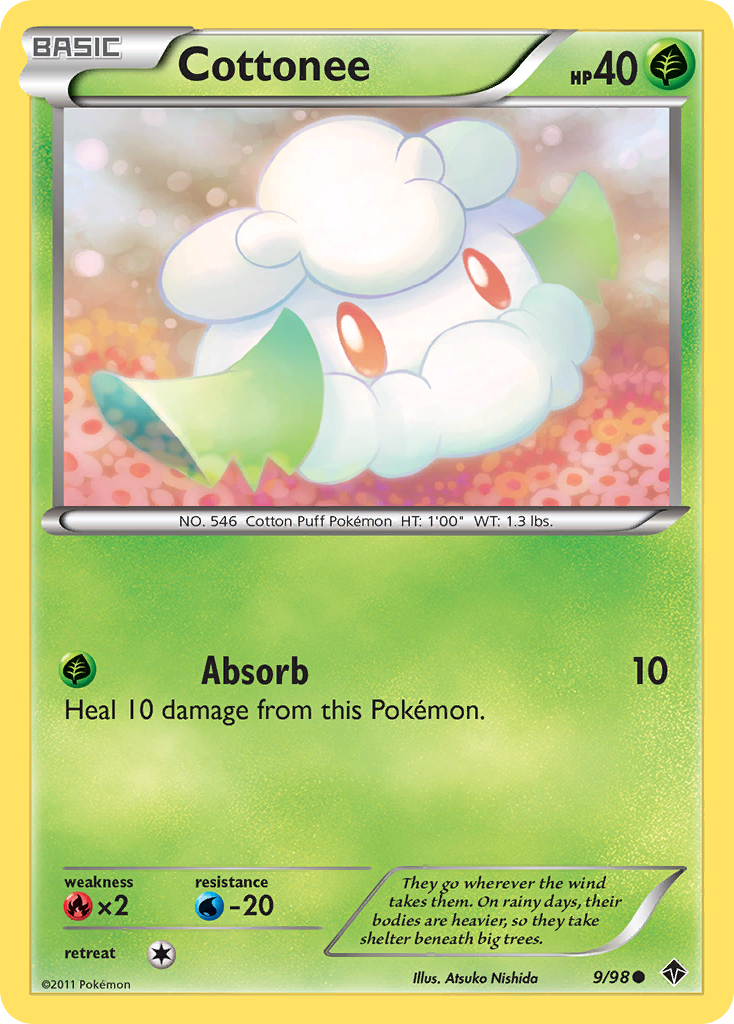 Cottonee 009/98 Common