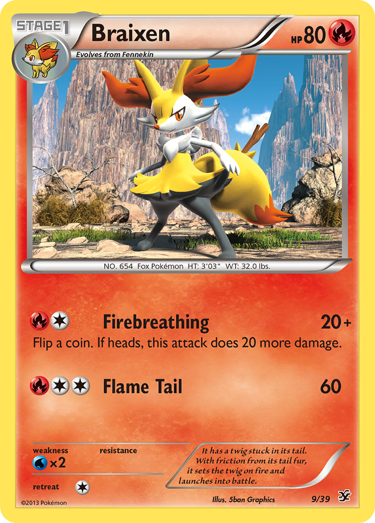 Braixen 009/39 Unknown