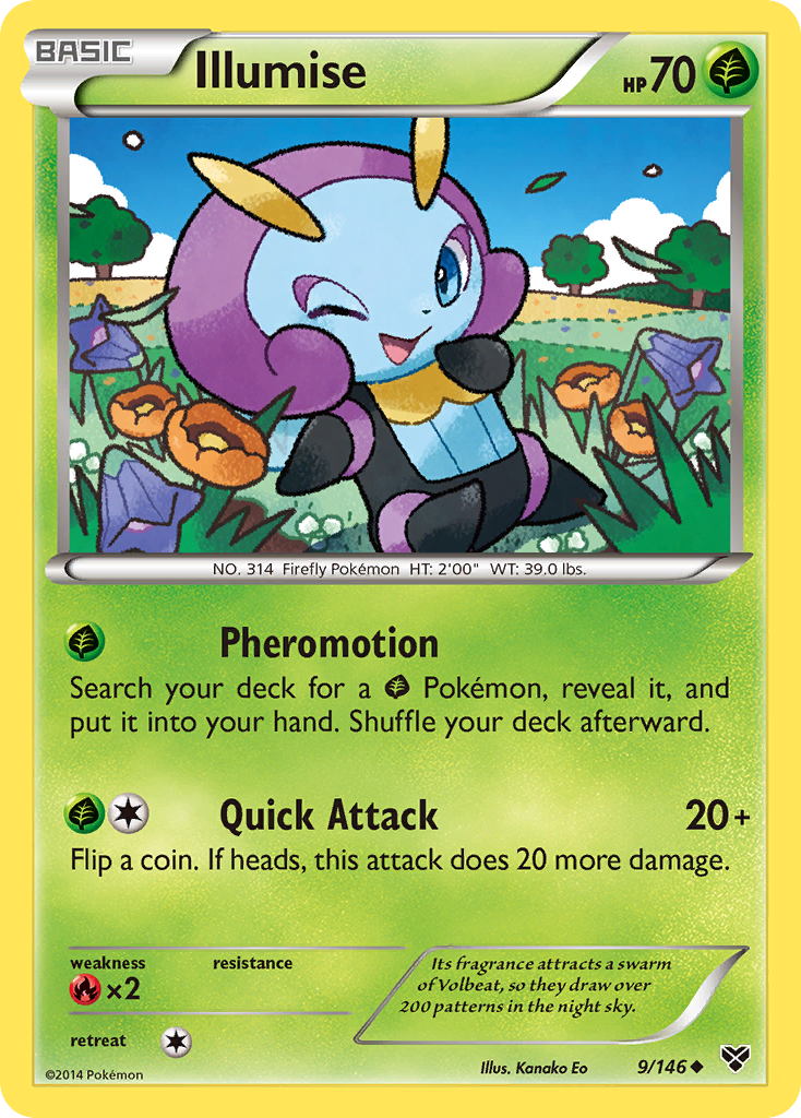 Illumise 009/146 Uncommon