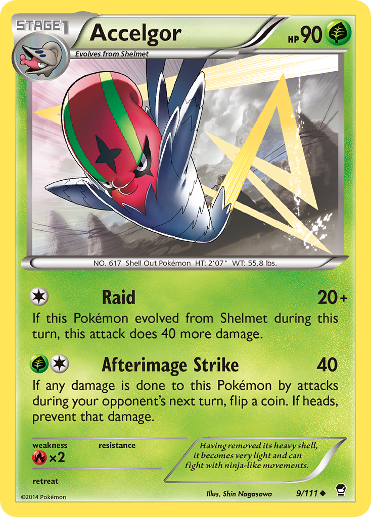 Accelgor 009/114 Uncommon