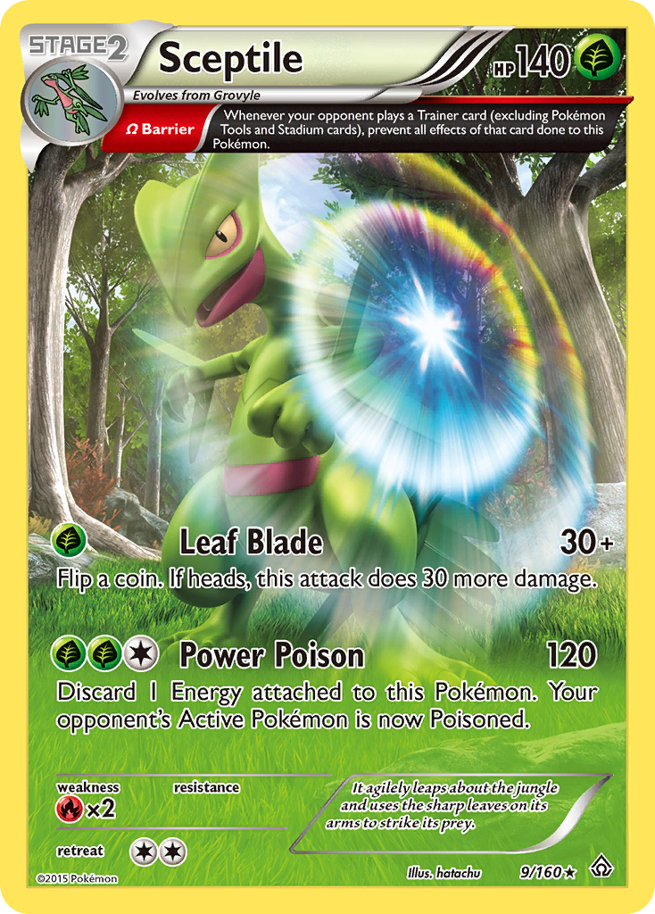 Sceptile 009/164 Rare Holo