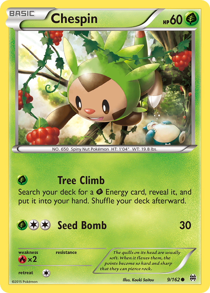 Chespin 009/165 Common