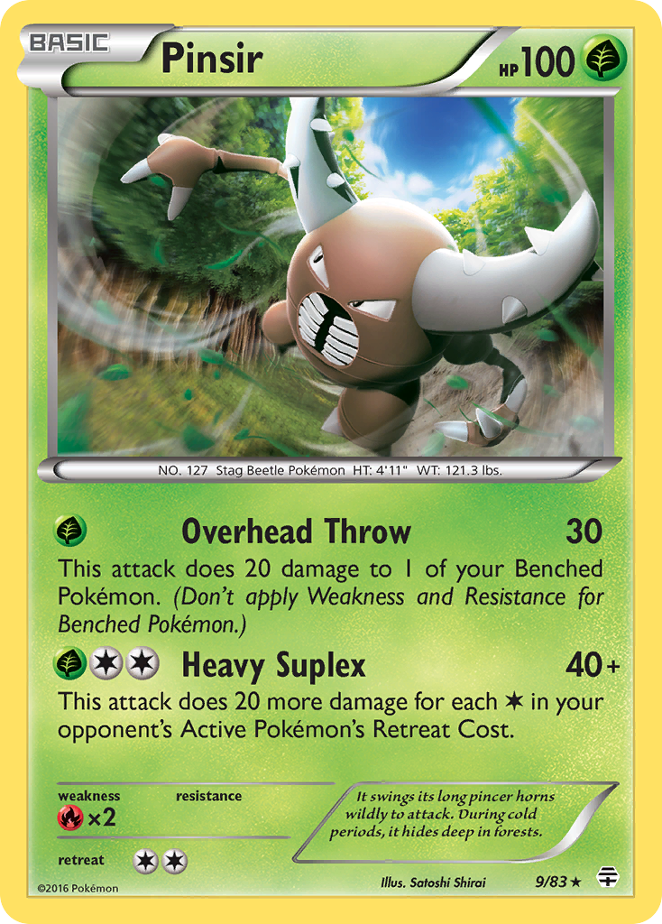 Pinsir 009/117 Rare