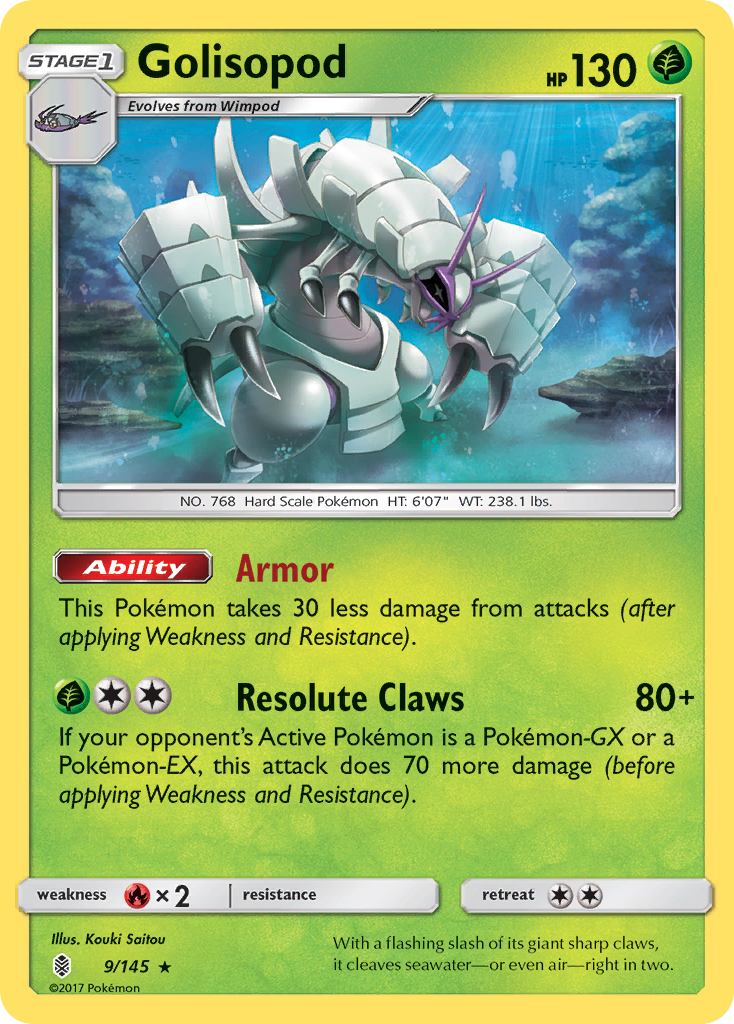 Golisopod 009/180 Rare Holo