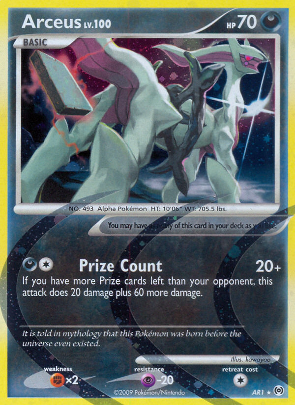 Arceus 001/111 Rare
