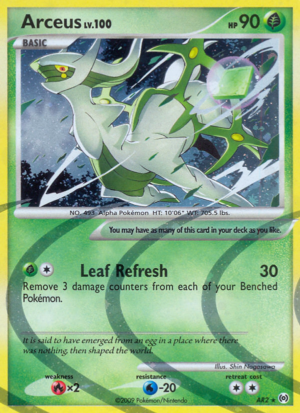 Arceus 002/111 Rare