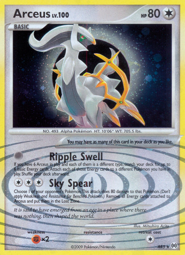 Arceus 005/111 Rare