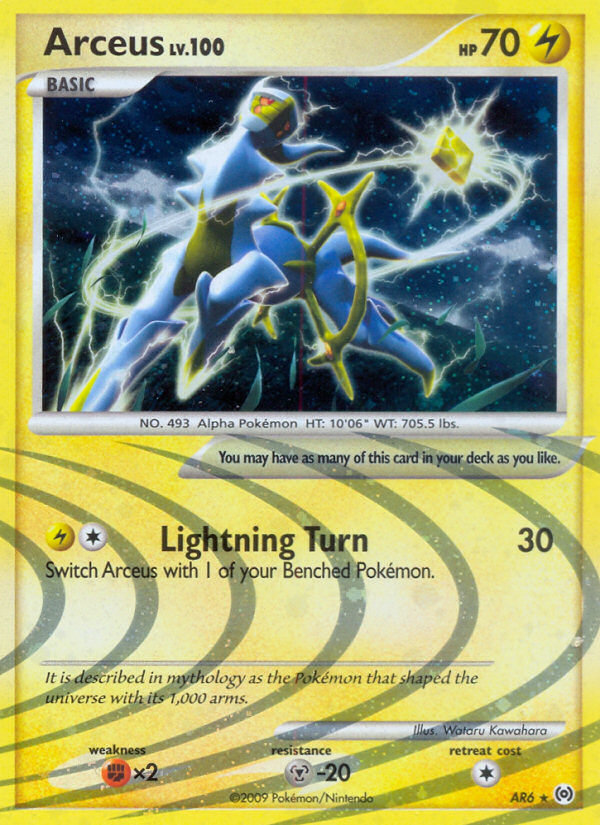 Arceus 006/111 Rare