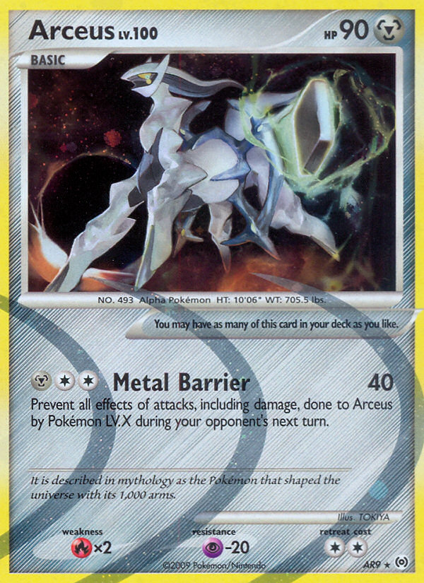 Arceus 009/111 Rare