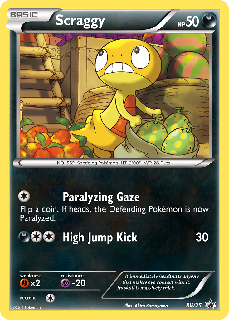 Scraggy 025/101 Promo