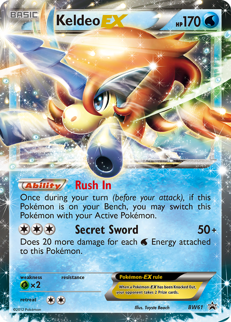 Keldeo-EX 061/101 Promo