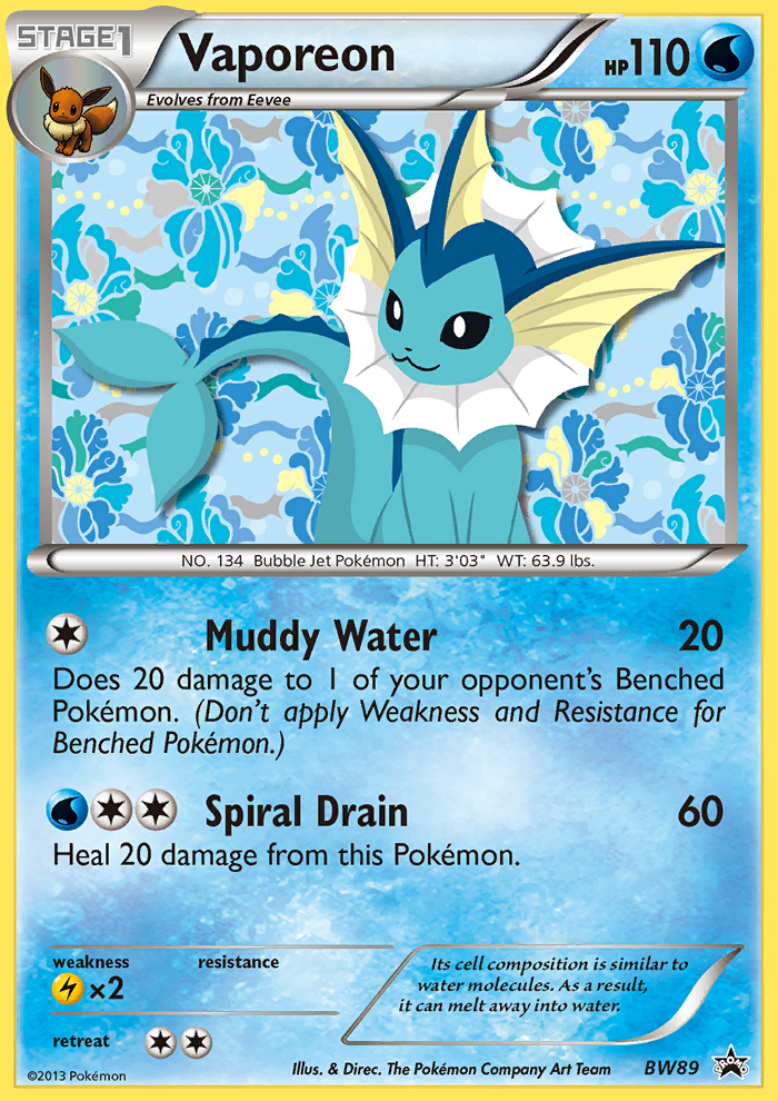 Vaporeon 089/101 Promo