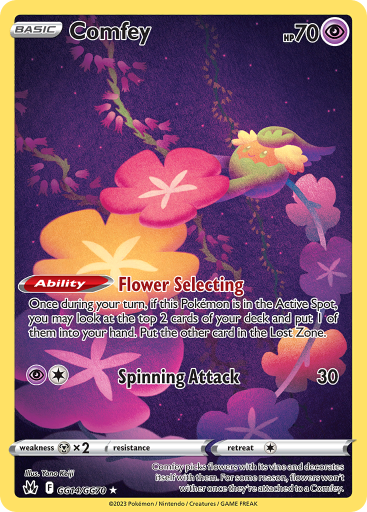Comfey 014/70 Trainer Gallery Rare Holo