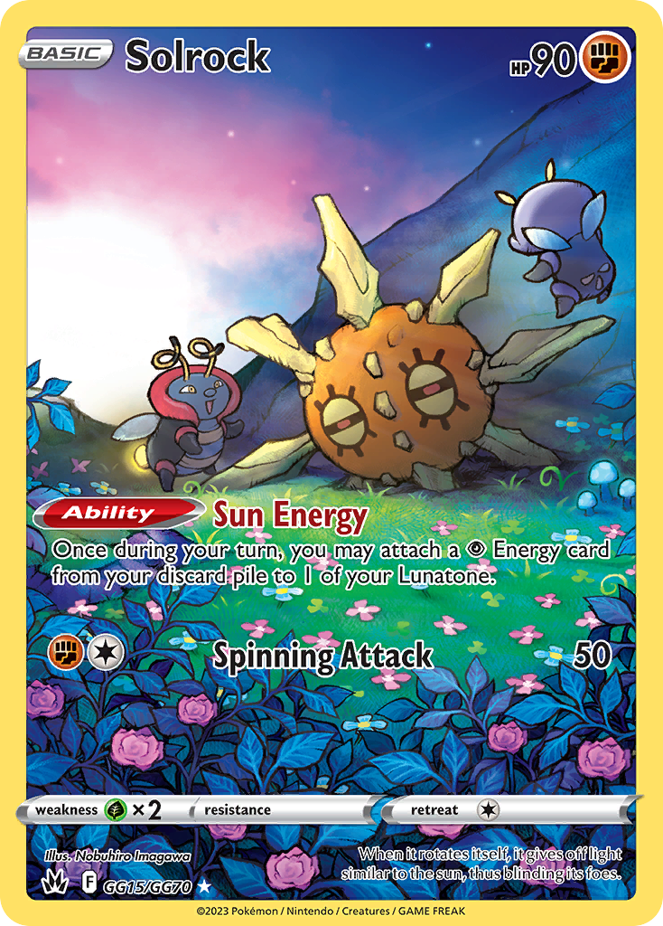 Solrock 015/70 Trainer Gallery Rare Holo