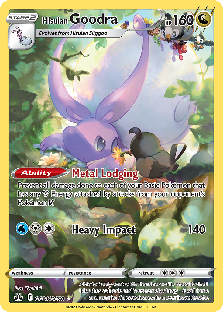 Hisuian Goodra 021/70 Trainer Gallery Rare Holo