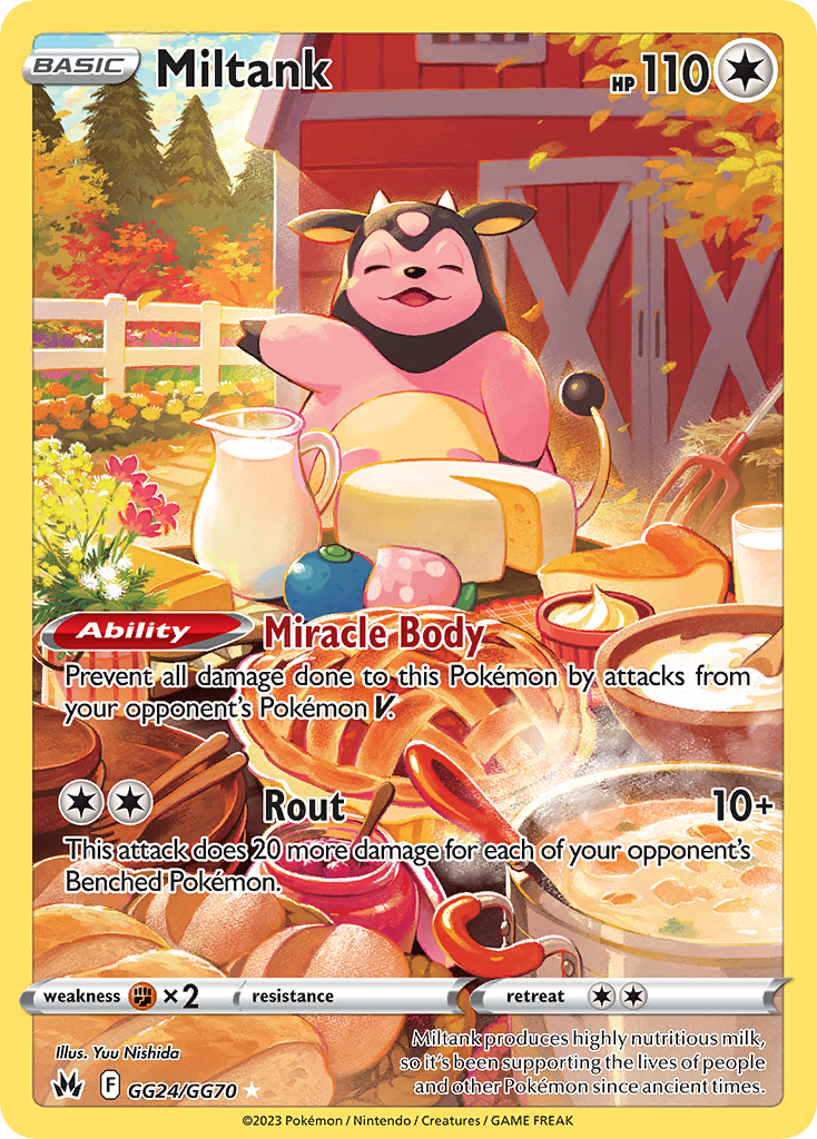 Miltank 024/70 Trainer Gallery Rare Holo