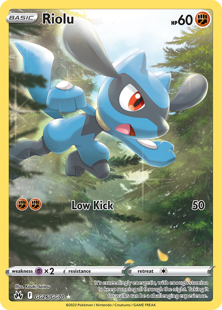 Riolu 026/70 Trainer Gallery Rare Holo