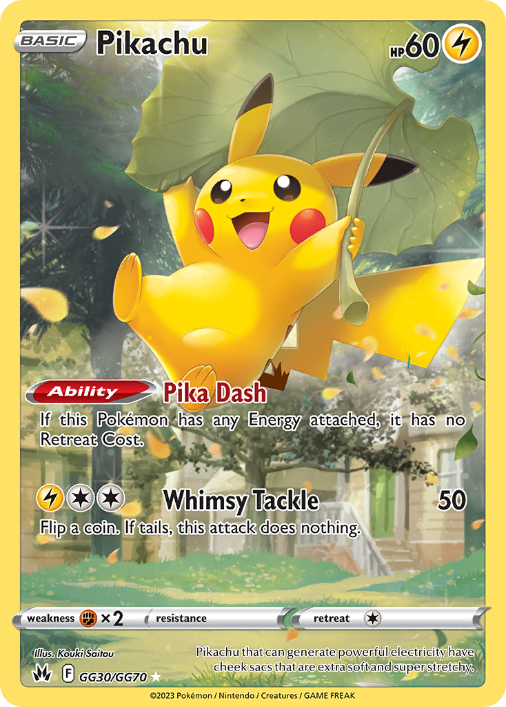 Pikachu 030/70 Trainer Gallery Rare Holo