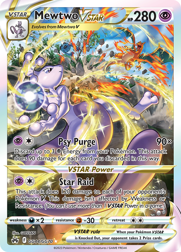 Mewtwo VSTAR 044/70 Rare Holo VSTAR