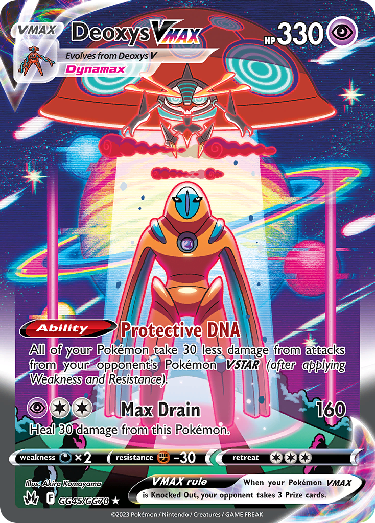 Deoxys VMAX 045/70 Rare Holo VMAX
